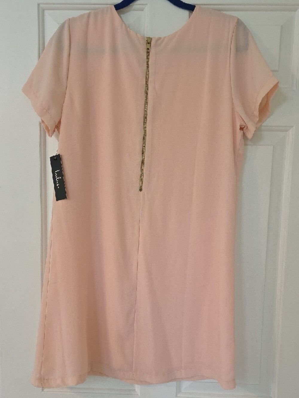 Lulu's Soft Pink Shift Dress - Picture 3 of 3